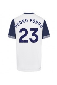 Tottenham Hotspur Pedro Porro #23 Jalkapallovaatteet Kotipaita 2024-25 Lyhythihainen